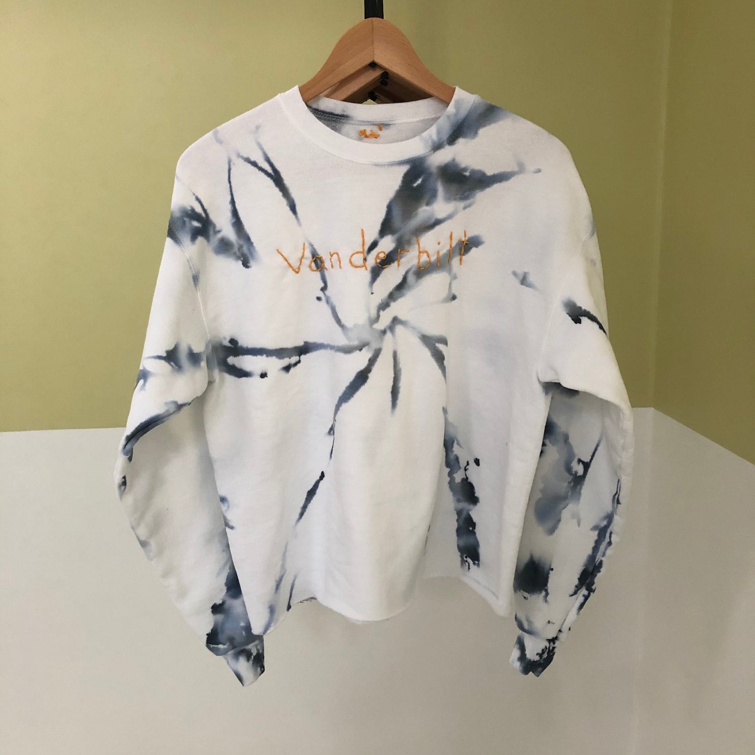 Custom Tie Dye Embroidered Sweatshirt