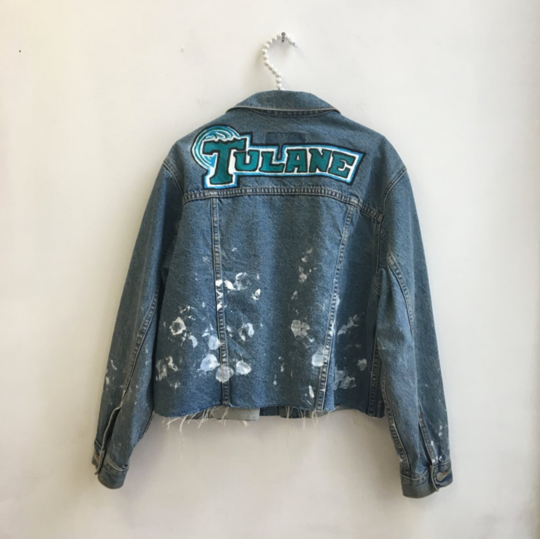 Painted College Jacket – Unemployed Denim